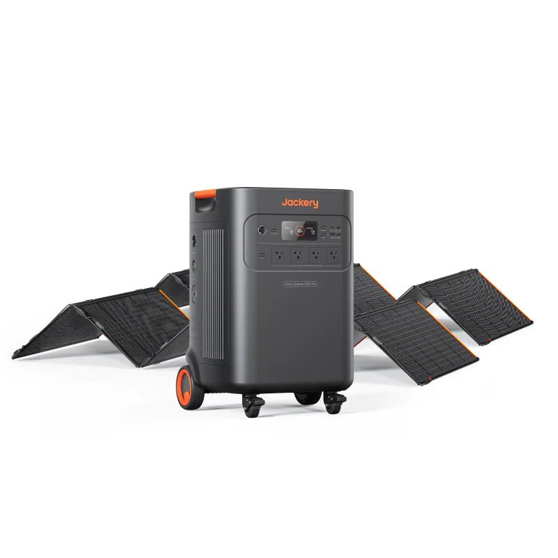 Jackery Solar Generator 5000 Plus with SolarSaga panels